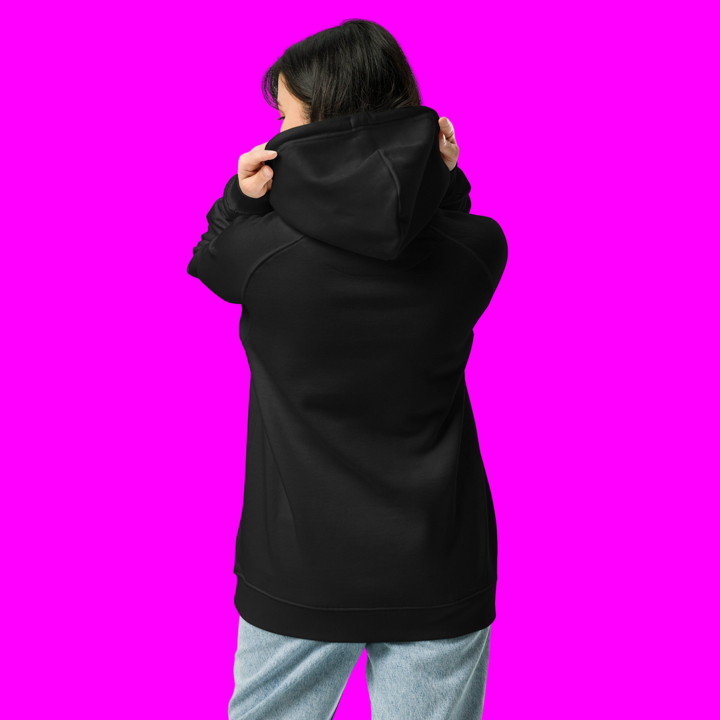 Unisex eco raglan hoodie