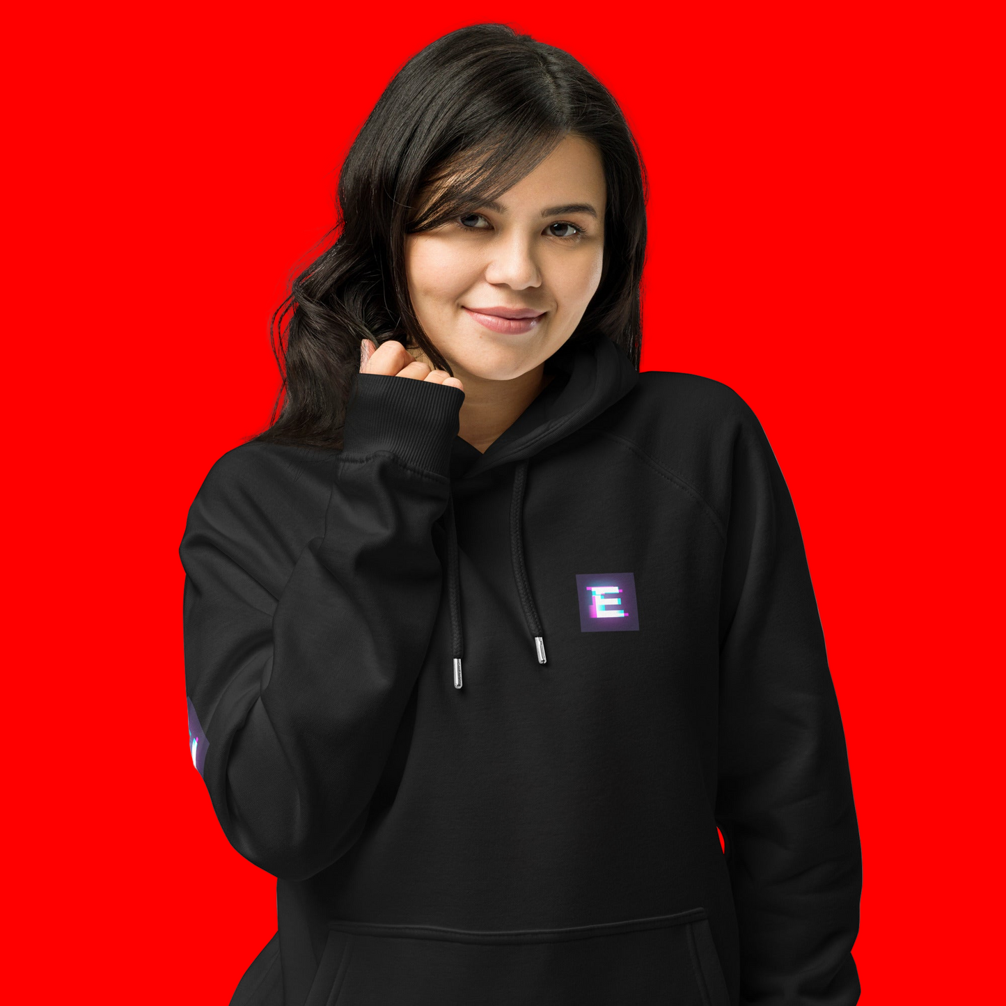 Unisex eco raglan hoodie