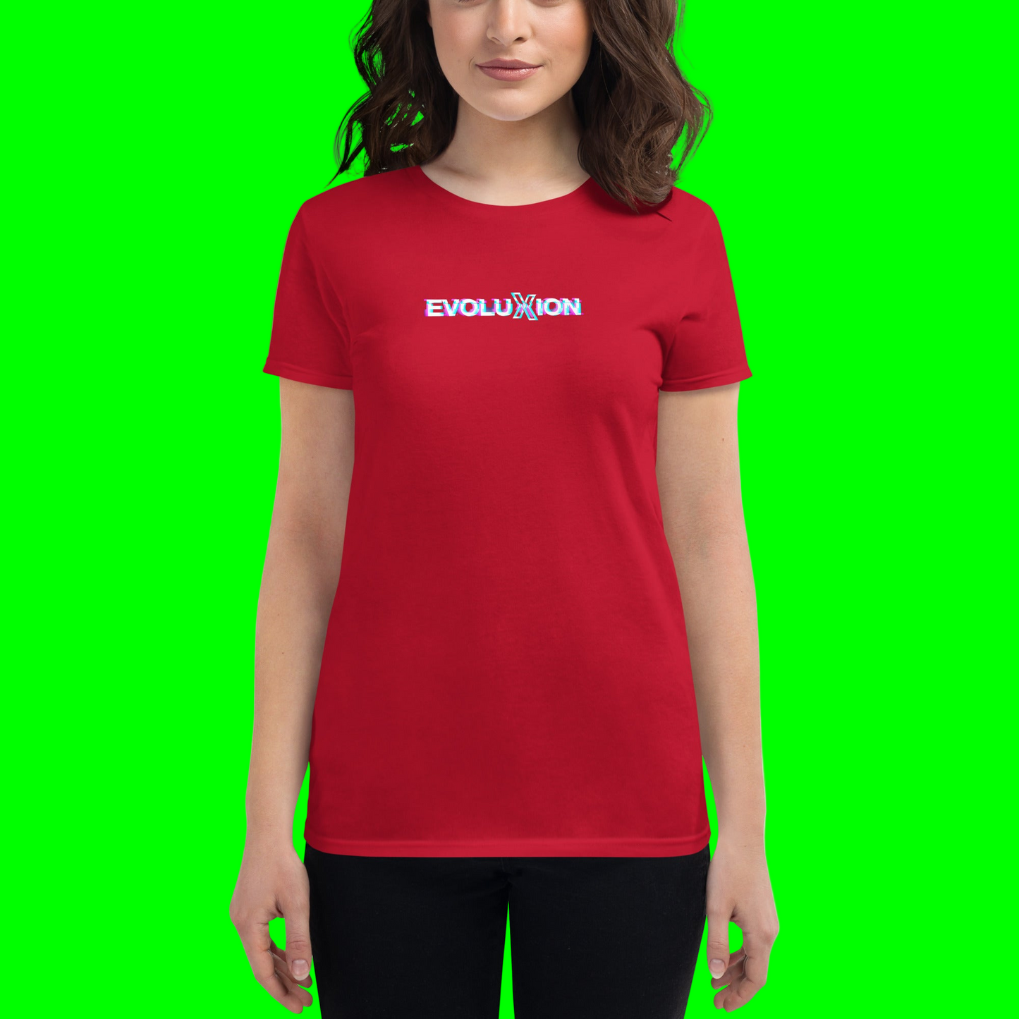 Camiseta de manga corta para mujer